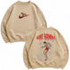 Baki large embroidery oversize sweatshirt, Beige, S (warm)