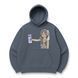 Frieren with milk lemonade oversize hoodie, Gray, S (warm)