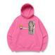 Frieren with lemonade oversize hoodie, Pink, S (warm)