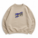 Jojo eyes boxed oversize sweatshirt, Beige, S (warm)