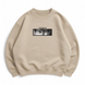 Berserk boxed text v2 oversize sweatshirt, Beige, S (warm)