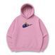 swoosh Sanji oversize hoodie, light pink, S (not warm)