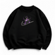 swoosh Solo Leveling oversize sweatshirt, Black, S (warm)
