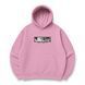 Levi Ackerman eyes boxed v2 oversize hoodie, light pink, S (not warm)