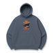 Hats one piece Oversize hoodie, Gray, S (warm)