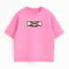 Tanjiro boxed oversize t-shirt, Pink, XS