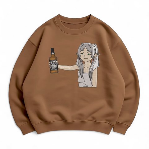 Frieren with whiskey oversize sweatshirt 30.861 фото