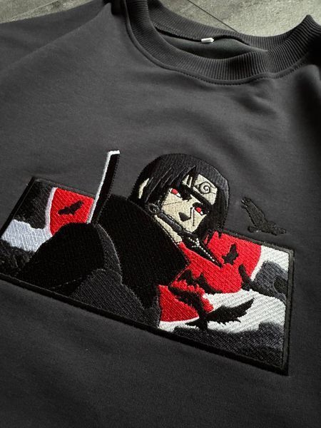 Itachi boxed oversize t-shirt, White, XS