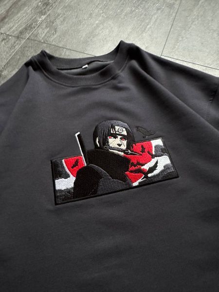 Itachi boxed oversize t-shirt, White, XS