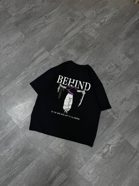Toji Fushiguro BEHIND oversize t-shirt, Black, XS
