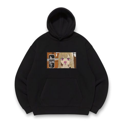 Marin Kitagawa with alcohol energy drink boxed oversize hoodie 30.356.1 фото