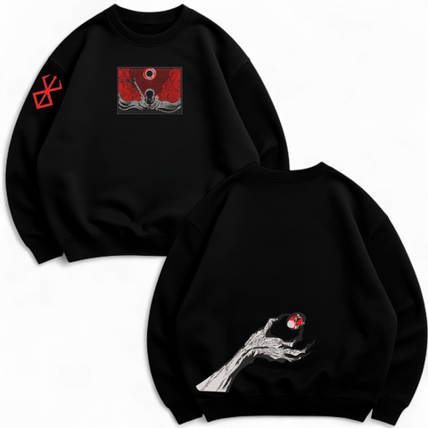 Berserk boxed v7 + kleymo + behelit oversize sweatshirt 30.596.1 фото