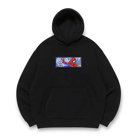 Spider-man selfie boxed oversize hoodie 31.673 фото