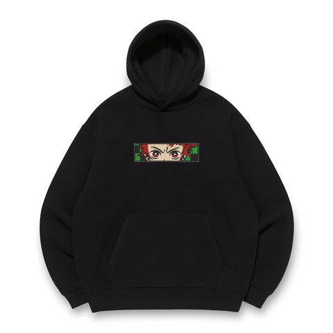 Tanjiro eyes boxed oversize hoodie 30.273.1 фото