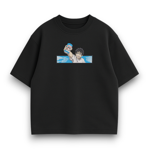 Akiro Tendo with beer oversize t-shirt 30.883 фото