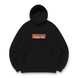 Yagami Light eyes boxed oversize hoodie, Black, S (warm)