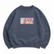 Mitsuri boxed oversize sweatshirt, Gray, S (warm)