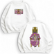 Doflamingo large embroidery oversize sweatshirt 30.723.1 фото