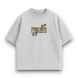 Dio Brando eyes boxed oversize t-shirt, light gray, XS
