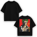 Roronoa Zoro boxed large embroidery oversize t-shirt 31.158 фото