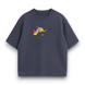 Swoosh Minato v2 oversize t-shirt, Dark gray, XS