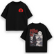 Samurai large embroidery oversize t-shirt 31.567 фото