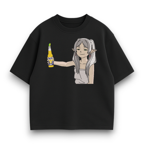 Frieren with beer extra oversize t-shirt 30.931 фото