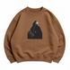 Kenpachi Zaraki 29 cm oversize sweatshirt, Brown, S (warm)