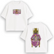 Doflamingo large embroidery oversize t-shirt 31.162 фото