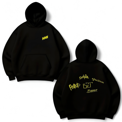 Navi v2 oversize hoodie, Black, S (warm)