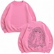 Kaoruko Waguri large embroidery OUTLINE oversize sweatshirt 31.755 фото