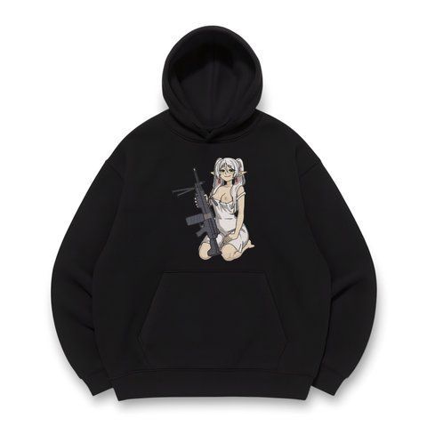Frieren naked with GUN oversize hoodie 30.331.1 фото