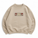 Shanks eyes boxed oversize sweatshirt, Beige, S (warm)