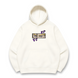 Kira Yoshikage boxed Oversize hoodie, White, S (warm)
