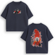 Itachi large embroidery v2 oversize t-shirt, Dark gray, XS