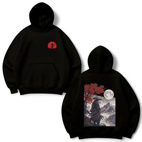 Samurai large embroidery oversize hoodie 31.565 фото