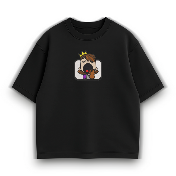 Princess Clash Royale oversize t-shirt, Black, XS