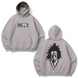 Kenpachi Zaraki large embroidery Oversize hoodie 30.111.1 фото