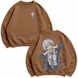 Haimia Senpai large embroidery oversize sweatshirt 31.728 фото