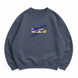 Jojo eyes boxed oversize sweatshirt, Gray, S (warm)