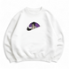 Swoosh Sasuke zmei oversize sweatshirt, White, S (warm)