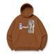 Frieren with milk lemonade oversize hoodie, Brown, S (warm)