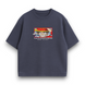 Luffy boxed text oversize t-shirt 31.12 фото