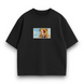 Rengoku boxed oversize t-shirt, Black, XS