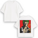 Roronoa Zoro boxed large embroidery oversize t-shirt 31.158 фото
