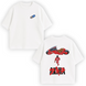 Akira large embroidery oversize t-shirt 31.37 фото