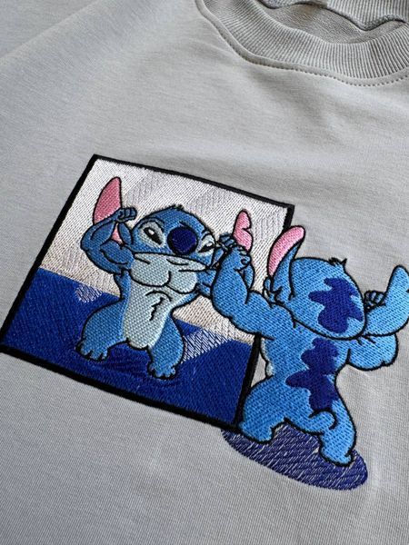 Stitch gym oversize t-shirt 30.875 фото