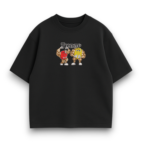 Tren m&m oversize t-shirt, Black, XS