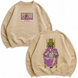 Doflamingo large embroidery oversize sweatshirt 30.723.1 фото