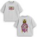 Doflamingo large embroidery oversize t-shirt 31.162 фото